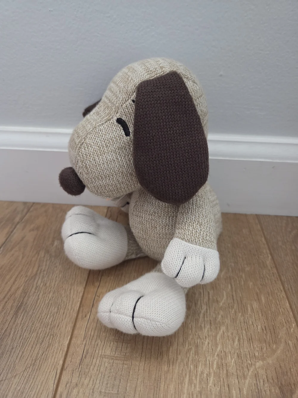 Peanuts Knit Snoopy Plush Dog Toy